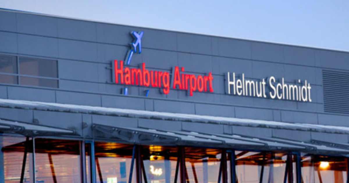 fördröjning av flygning till Hamburg
